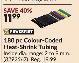 Princess Auto 180 pc Colour-Coded Heat-Shrink Tubing offer