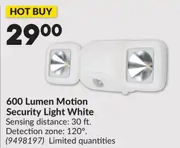 Princess Auto 600 Lumen Motion Security Light White offer