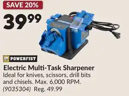 Princess Auto Electric Multi-Task Sharpener offer