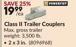 Princess Auto Class II Trailer Couplers offer
