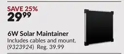 Princess Auto 6W Solar Maintainer offer