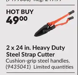 Princess Auto 2 x 24 in. Heavy Duty Steel Strap Cutter offer
