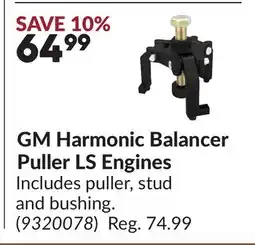Princess Auto GM Harmonic Balancer Puller LS Engines offer