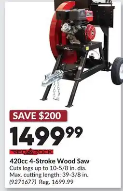 Princess Auto 420cc 4-Stroke Wood Saw offer