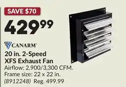 Princess Auto 20 in. 2-Speed XFS Exhaust Fan offer