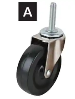 Princess Auto 3 in. Threaded Stem Swivel Casters offer