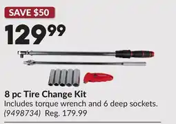 Princess Auto 8 pc Tire Change Kit offer