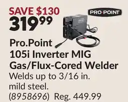 Princess Auto 105i Inverter MIG Gas/Flux-Cored Welder offer