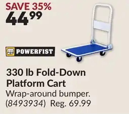 Princess Auto 330 lb Fold-Down Platform Cart offer