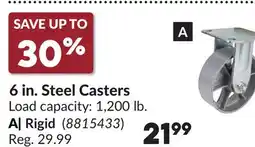 Princess Auto 6 in. Steel Casters offer