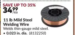 Princess Auto 11 lb Mild Steel Welding Wire 0.023 in. dia offer