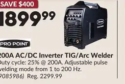 Princess Auto 200A AC/DC Inverter TIG/Arc Welder offer