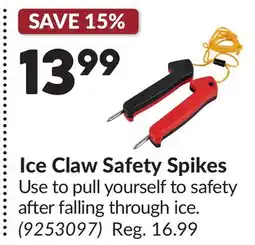 Princess Auto Ice Claw Safety Spikes offer