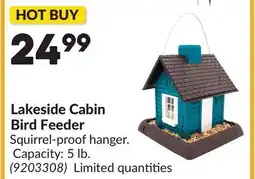 Princess Auto Lakeside Cabin Bird Feeder offer