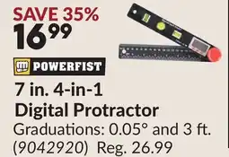 Princess Auto 7 in. 4-in-1 Digital Protractor offer