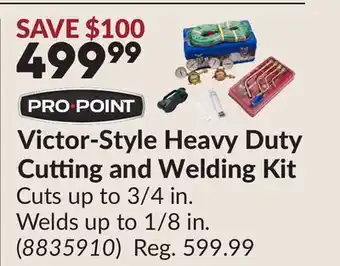 Princess Auto Victor-Style Heavy Duty Cutting and Welding Kit offer