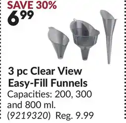 Princess Auto 3 pc Clear View Easy-Fill Funnels offer