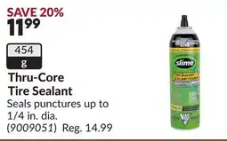 Princess Auto Thru-Core Tire Sealant offer