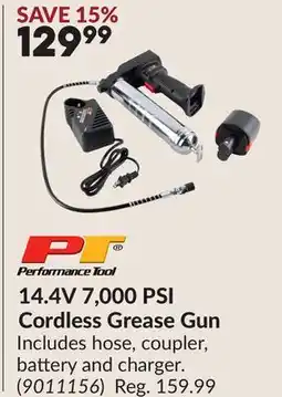 Princess Auto Cordless Grease Gun offer