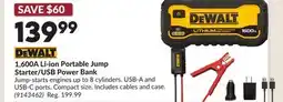 Princess Auto 1,600A Li-ion Portable Jump Starter/USB Power Bank offer
