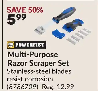 Princess Auto Multi-Purpose Razor Scraper Set offer