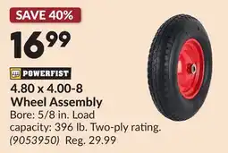 Princess Auto 4.80 x 4.00-8 Wheel Assembly offer