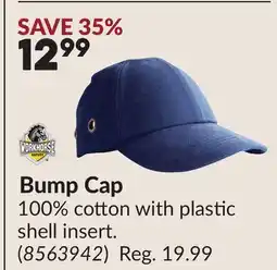 Princess Auto Bump Cap offer
