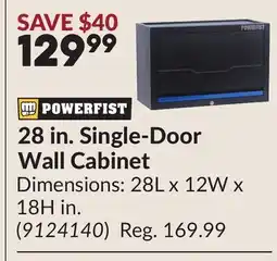 Princess Auto 28 in. Single-Door Wall Cabinet offer