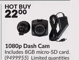 Princess Auto 1080p Dash Cam offer