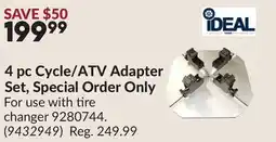 Princess Auto 4 pc Cycle/ATV Adapter Set, Special Order Only offer