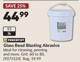 Princess Auto Glass Bead Blasting Abrasive offer
