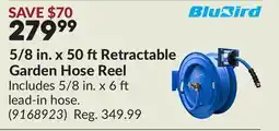 Princess Auto 5/8 in. x 50 ftRetractable Garden Hose Reel offer