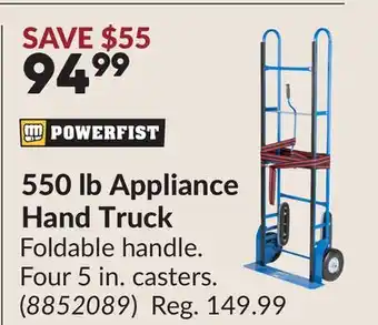 Princess Auto 550 lb Appliance Hand Truck offer