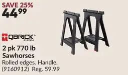 Princess Auto 2 pk 770 lb Sawhorses offer