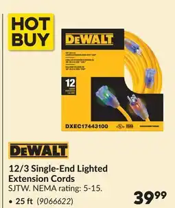 Princess Auto 12/3 Single-End Lighted Extension Cords offer