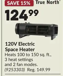 Princess Auto 120V Electric Space Heater offer