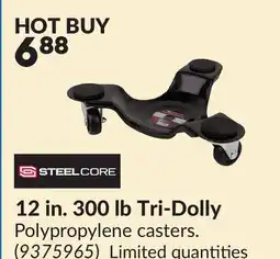 Princess Auto 12 in. 300 lb Tri-Dolly offer