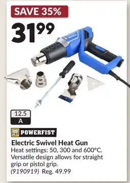 Princess Auto Electric Swivel Heat Gun offer
