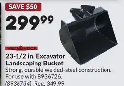 Princess Auto 23-1/2 in. Excavator Landscaping Bucket offer