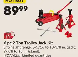 Princess Auto 6 pc 2 Ton Trolley Jack Kit offer