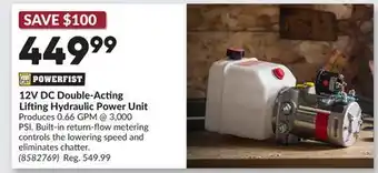 Princess Auto 12V DC Double-Acting Lifting Hydraulic Power Unit offer