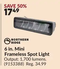 Princess Auto 6 in. Mini Frameless Spot Light offer