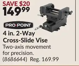 Princess Auto 4 in. 2-Way Cross-Slide Vise offer