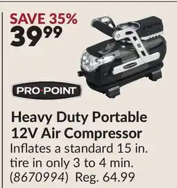 Princess Auto Heavy Duty Portable 12V Air Compressor offer