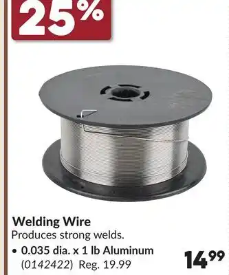 Princess Auto Welding Wire offer