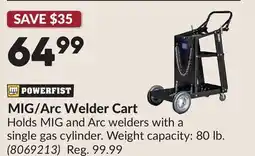 Princess Auto MIG/Arc Welder Cart offer