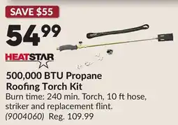 Princess Auto 500,000 BTU Propane Roofing Torch Kit offer
