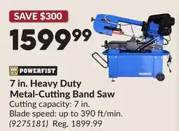 Princess Auto 7 in. Heavy Duty Metal-Cutting Band Saw offer