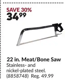 Princess Auto 22 in. Meat/Bone Saw offer
