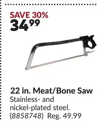 Princess Auto 22 in. Meat/Bone Saw offer